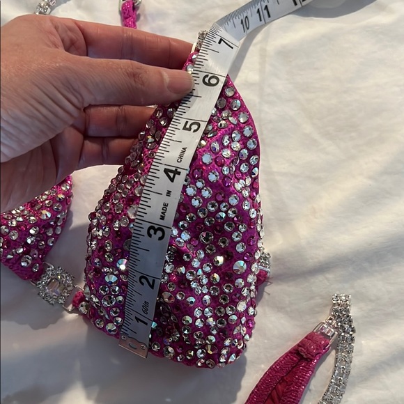 Pink Rhinestone Bikini Set - Picture 5 of 6